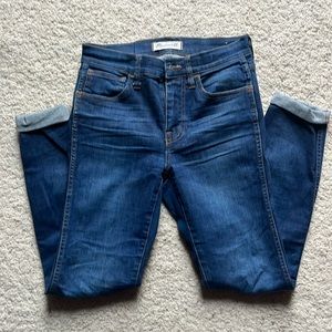 Madewell High Riser Skinny Jeans - size 24